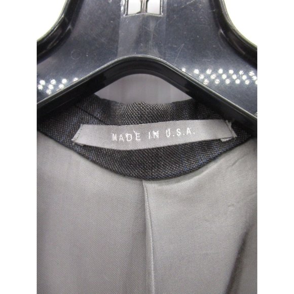 Hickey Freeman Blazer 42 Jacket Worsted Wool Sport Coat Nordstorm Check - Picture 10 of 14